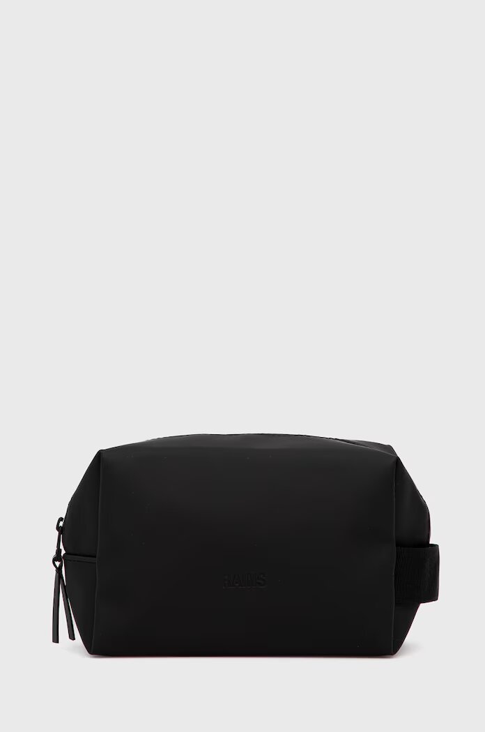 Rains Козметична чанта 15580 Wash Bag Small в черно