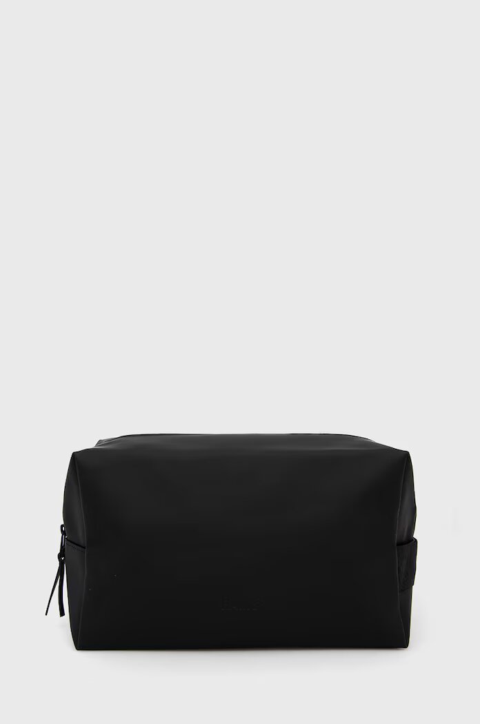 Rains Козметична чанта 15590 Wash Bag Large в черно