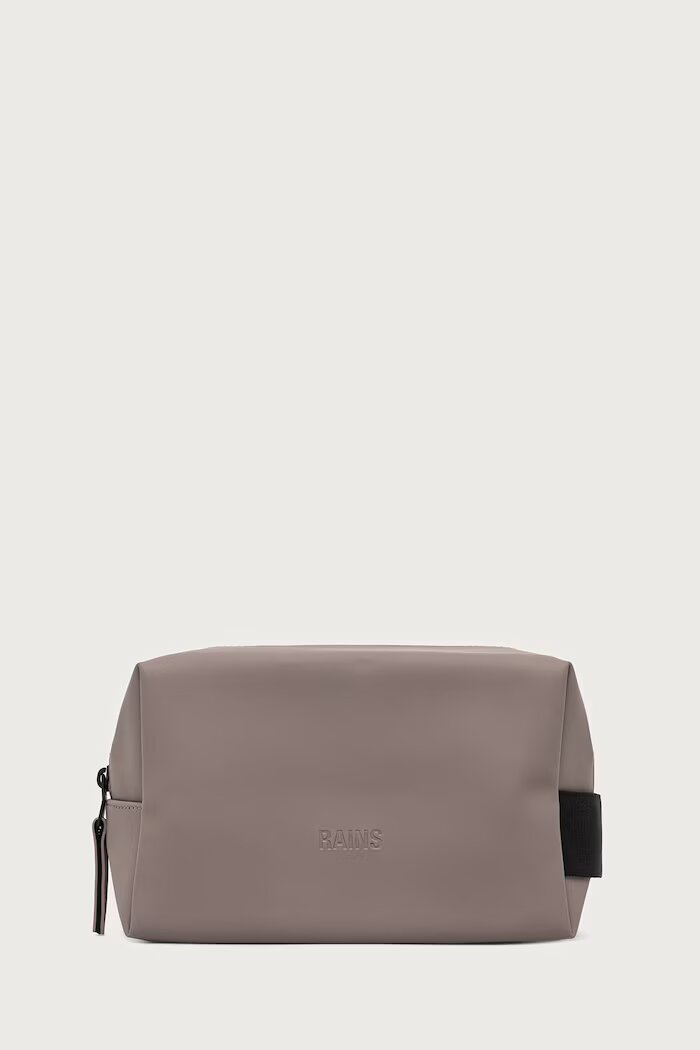 Rains козметична чанта Wash Bag Small кафява 15580