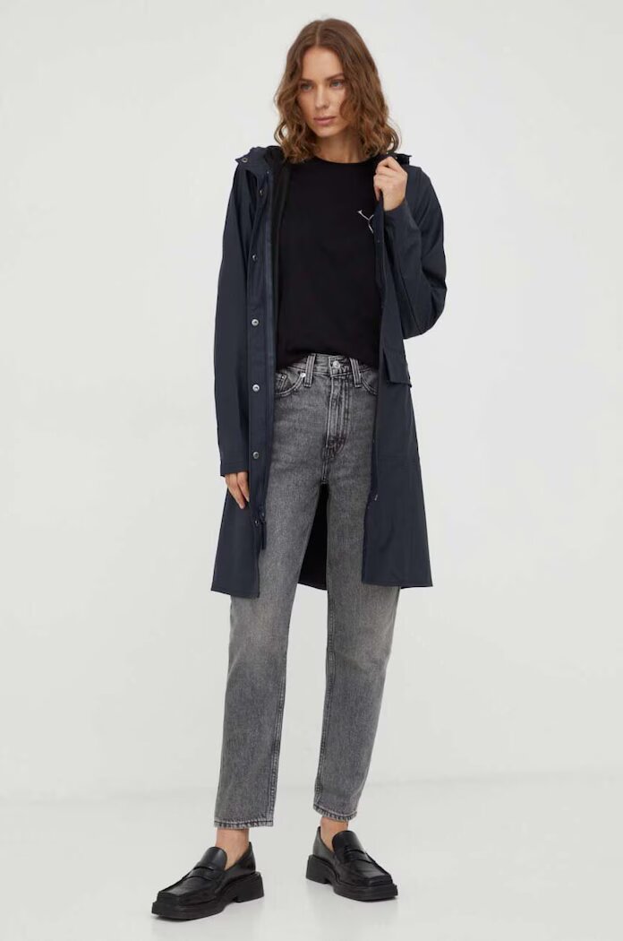 Rains Непромокаемо яке 18130 Jackets в тъмносиньо преходен модел