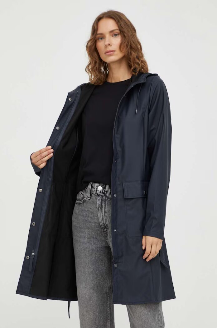 Rains Непромокаемо яке 18130 Jackets в тъмносиньо преходен модел