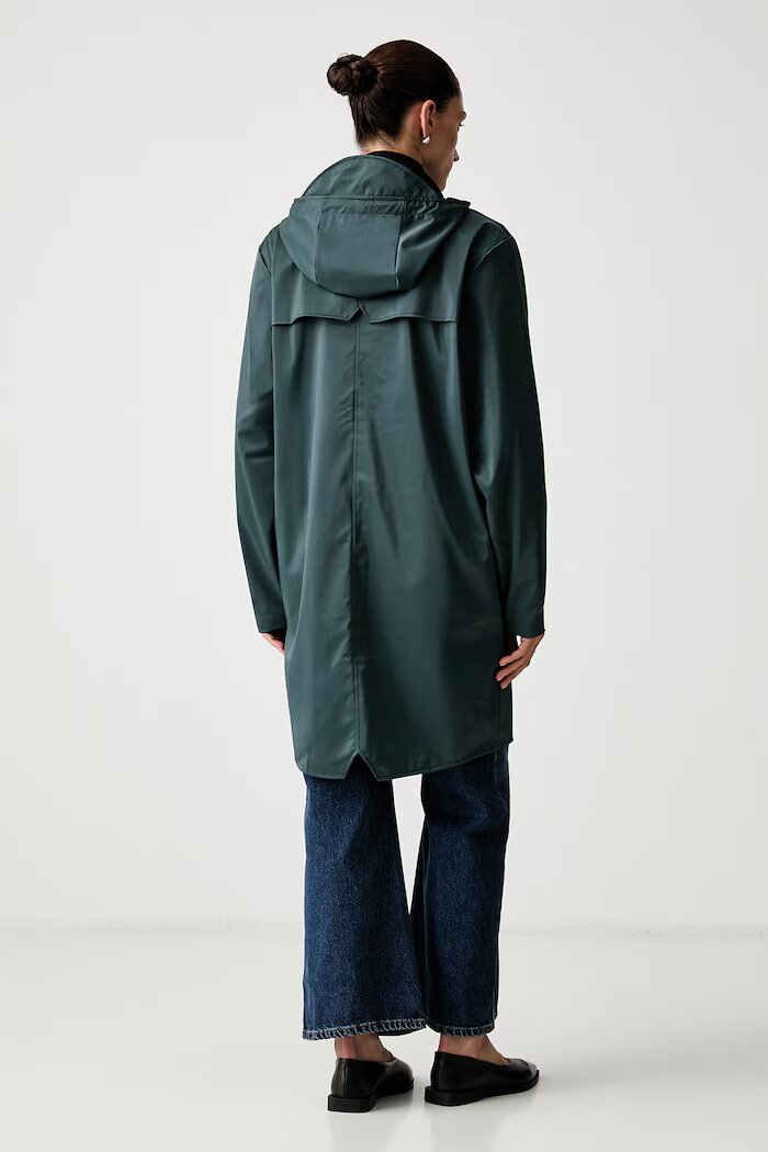 Rains непромокаемо яке Long Jacket W3 зелено 12020