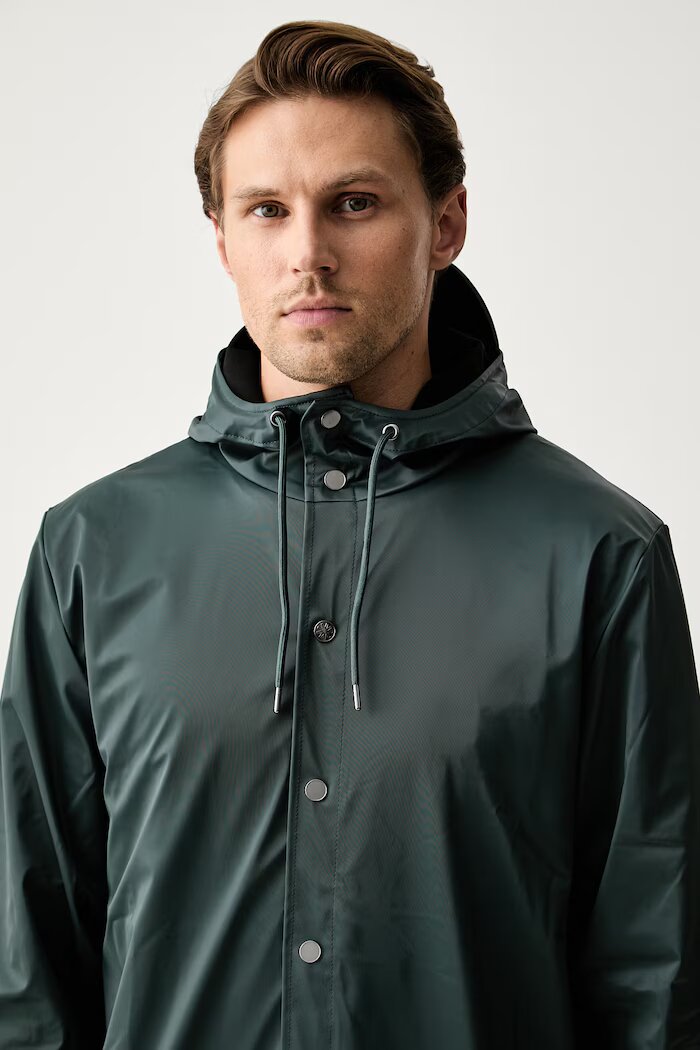 Rains непромокаемо яке Long Jacket W3 зелено 12020