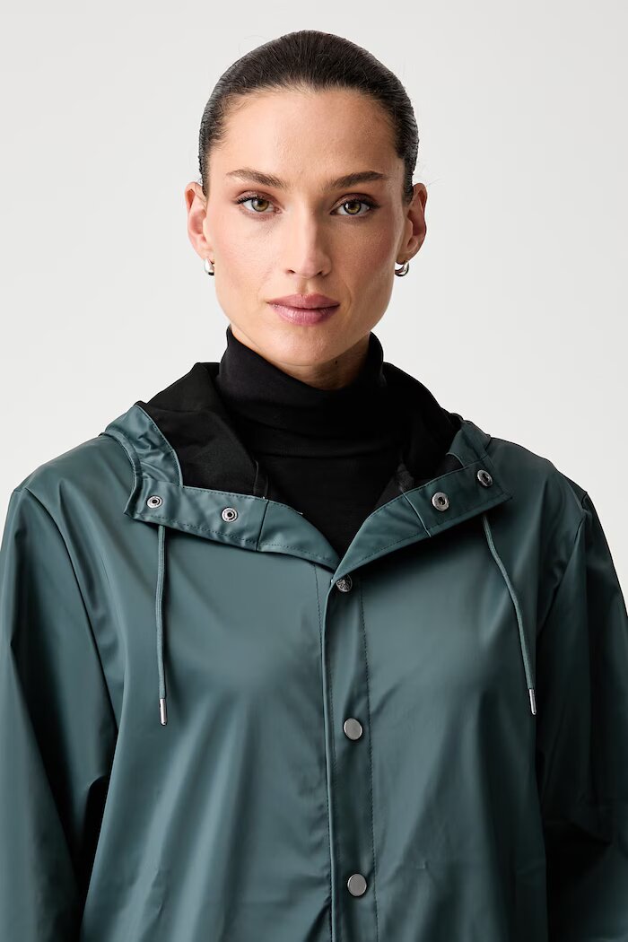 Rains непромокаемо яке Long Jacket W3 зелено 12020