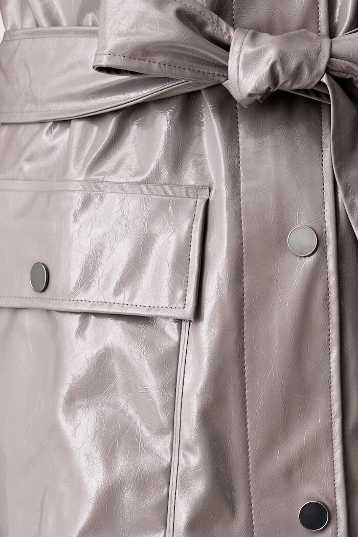 Rains преходно яке Curve Long Jacket W3 кафяво 18130