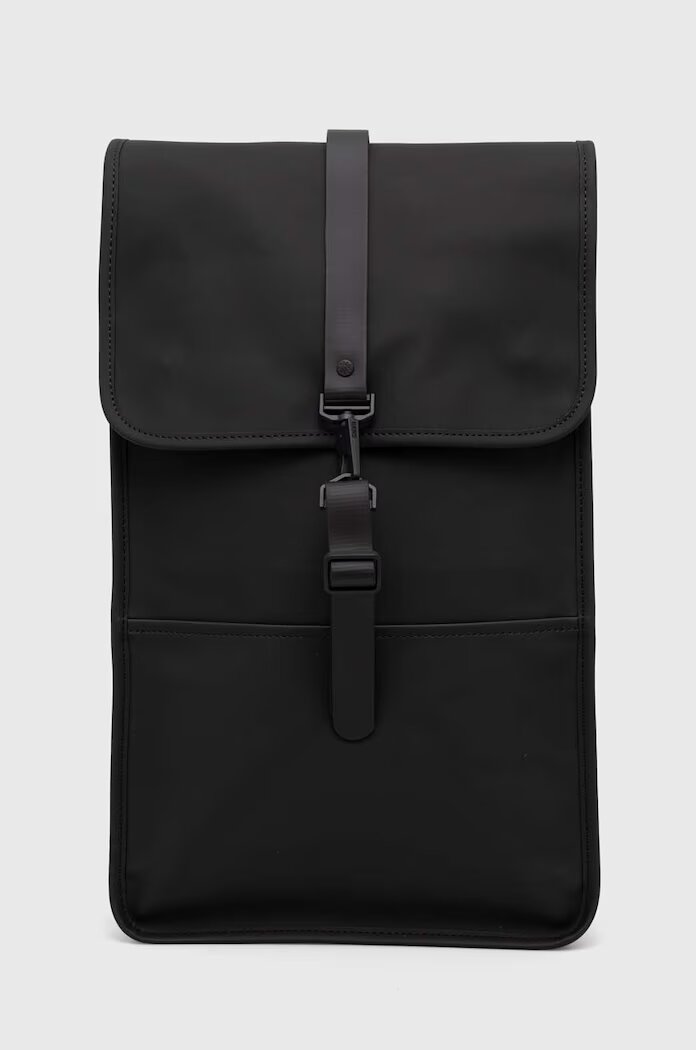 Rains Раница 13000 Backpacks в черно голям размер с изчистен дизайн