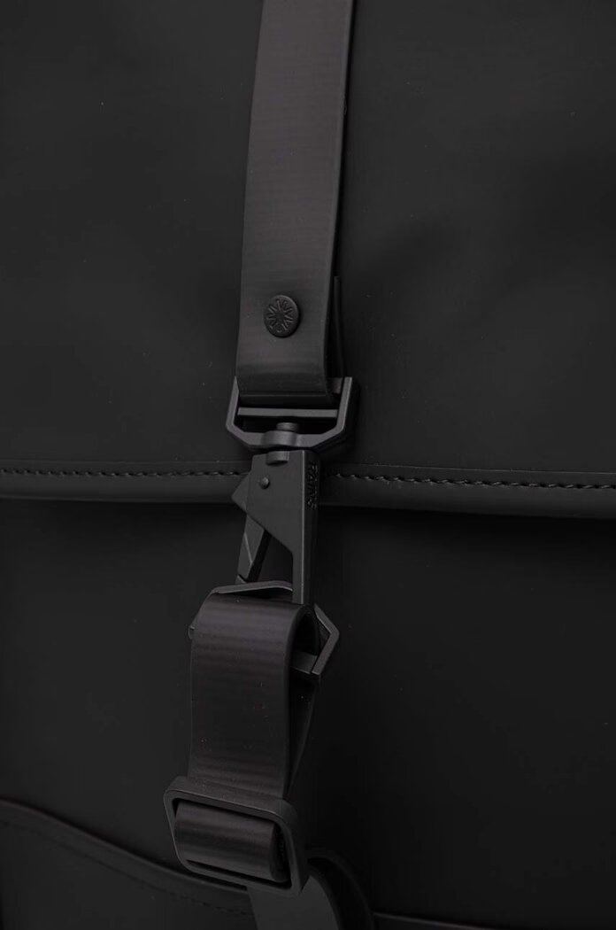 Rains Раница 13000 Backpacks в черно голям размер с изчистен дизайн
