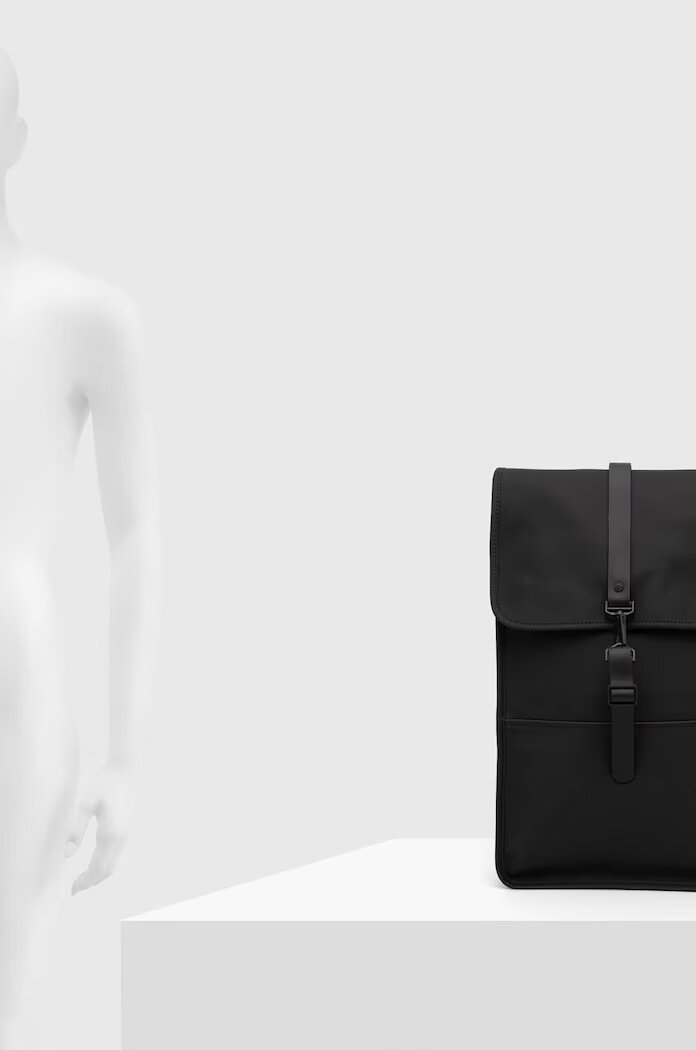 Rains Раница 13000 Backpacks в черно голям размер с изчистен дизайн
