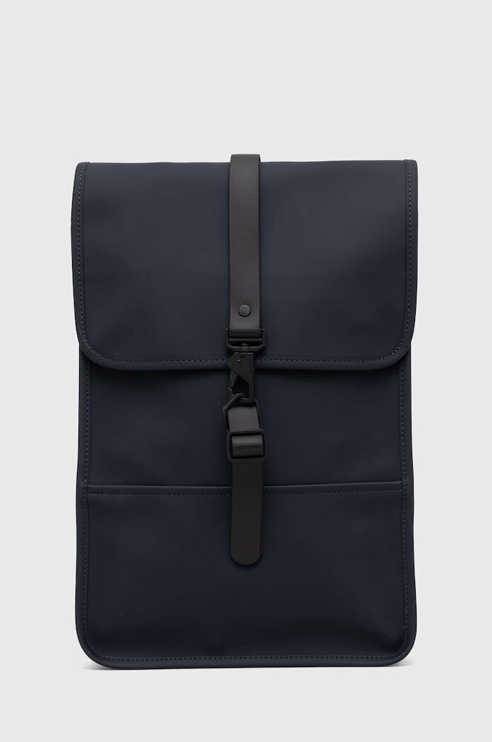 Rains Раница 13020 Backpacks в тъмносиньо голям размер с изчистен дизайн