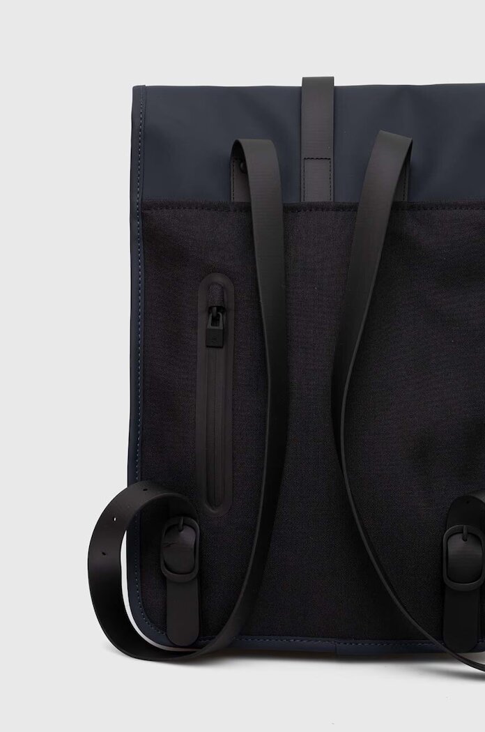 Rains Раница 13020 Backpacks в тъмносиньо голям размер с изчистен дизайн