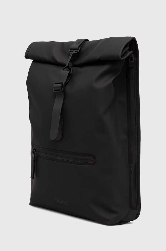 Rains Раница 13320 Backpacks в черно голям размер с изчистен дизайн