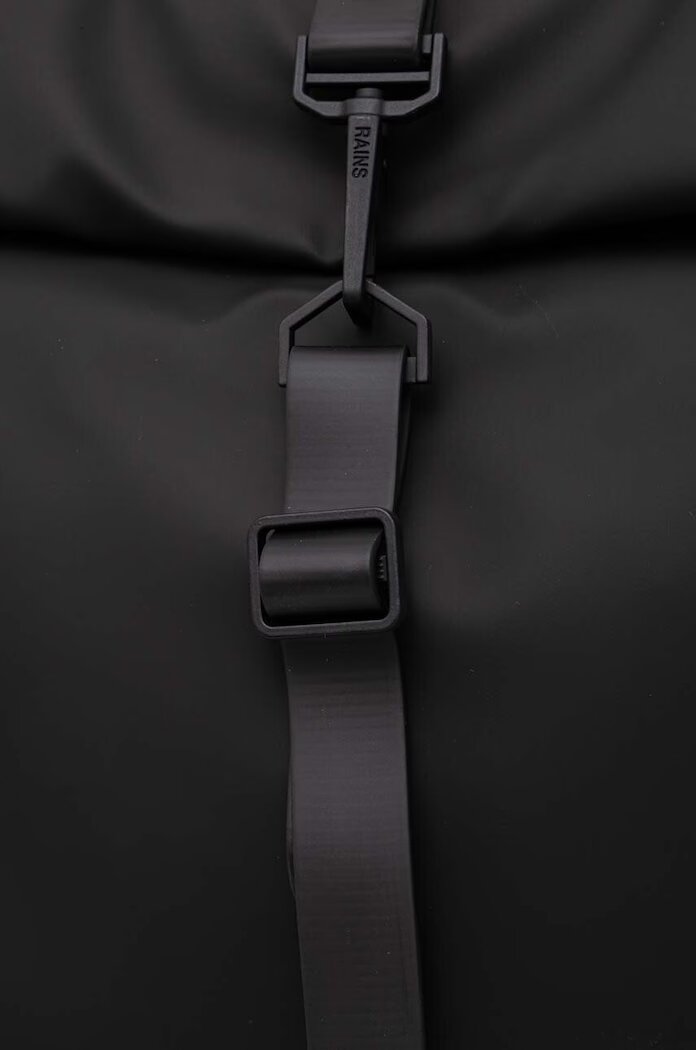 Rains Раница 13320 Backpacks в черно голям размер с изчистен дизайн