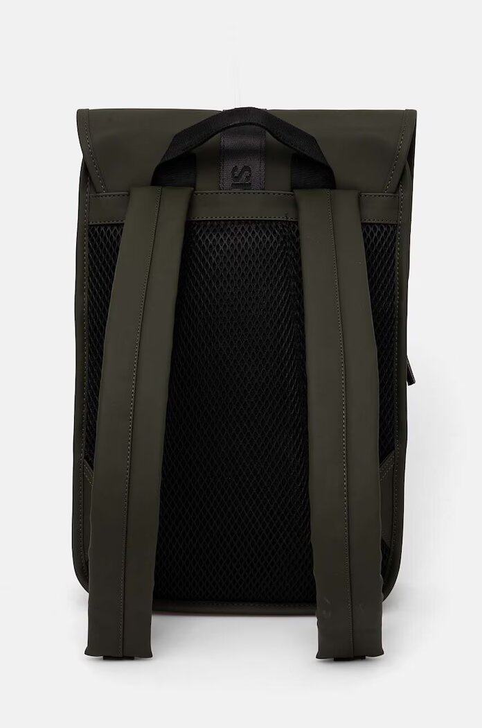 Rains Раница Trail Backpack Mini W3 в зелено малък размер с изчистен дизайн 14300-03