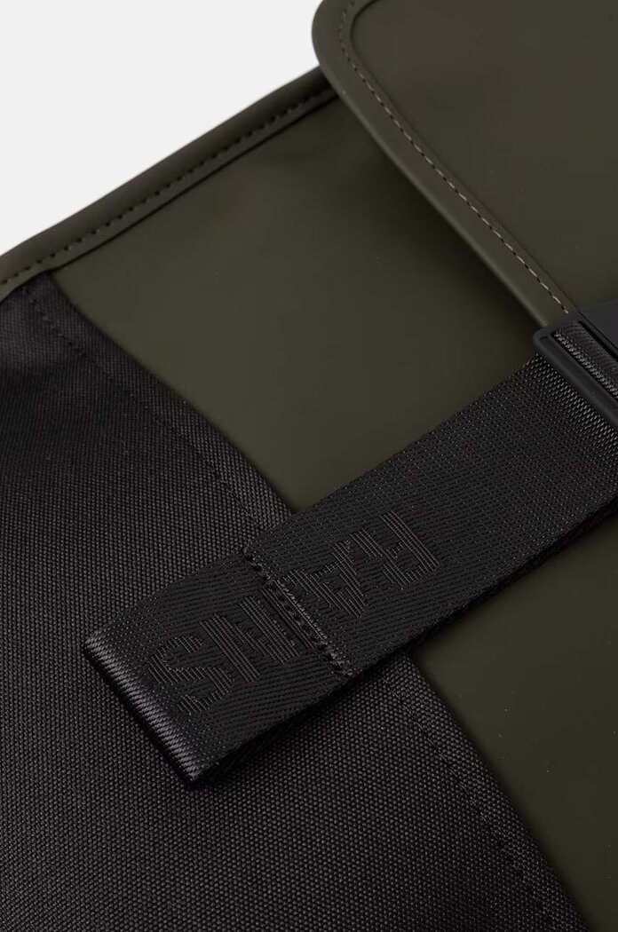 Rains Раница Trail Backpack Mini W3 в зелено малък размер с изчистен дизайн 14300-03