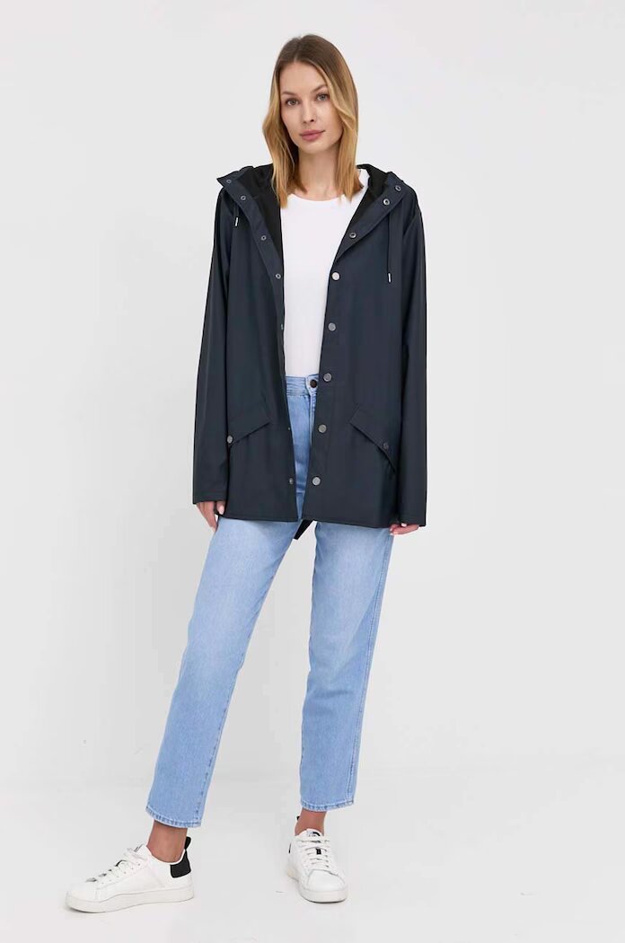 Rains Яке 12010 Jacket в тъмносиньо с преходна изолация