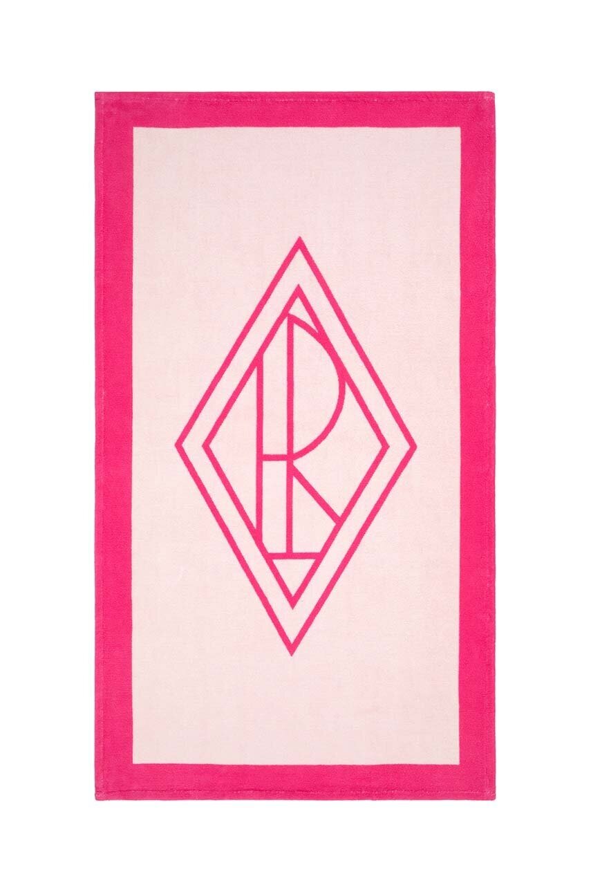 Ralph Lauren Плажна кърпа Blair White / Maui Pink 100 x 170 cm