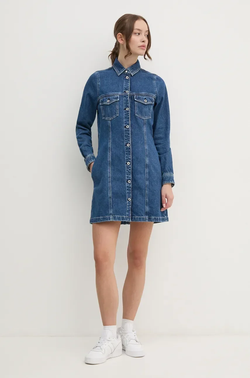 Red Bull Racing x Pepe Jeans Дънкова рокля