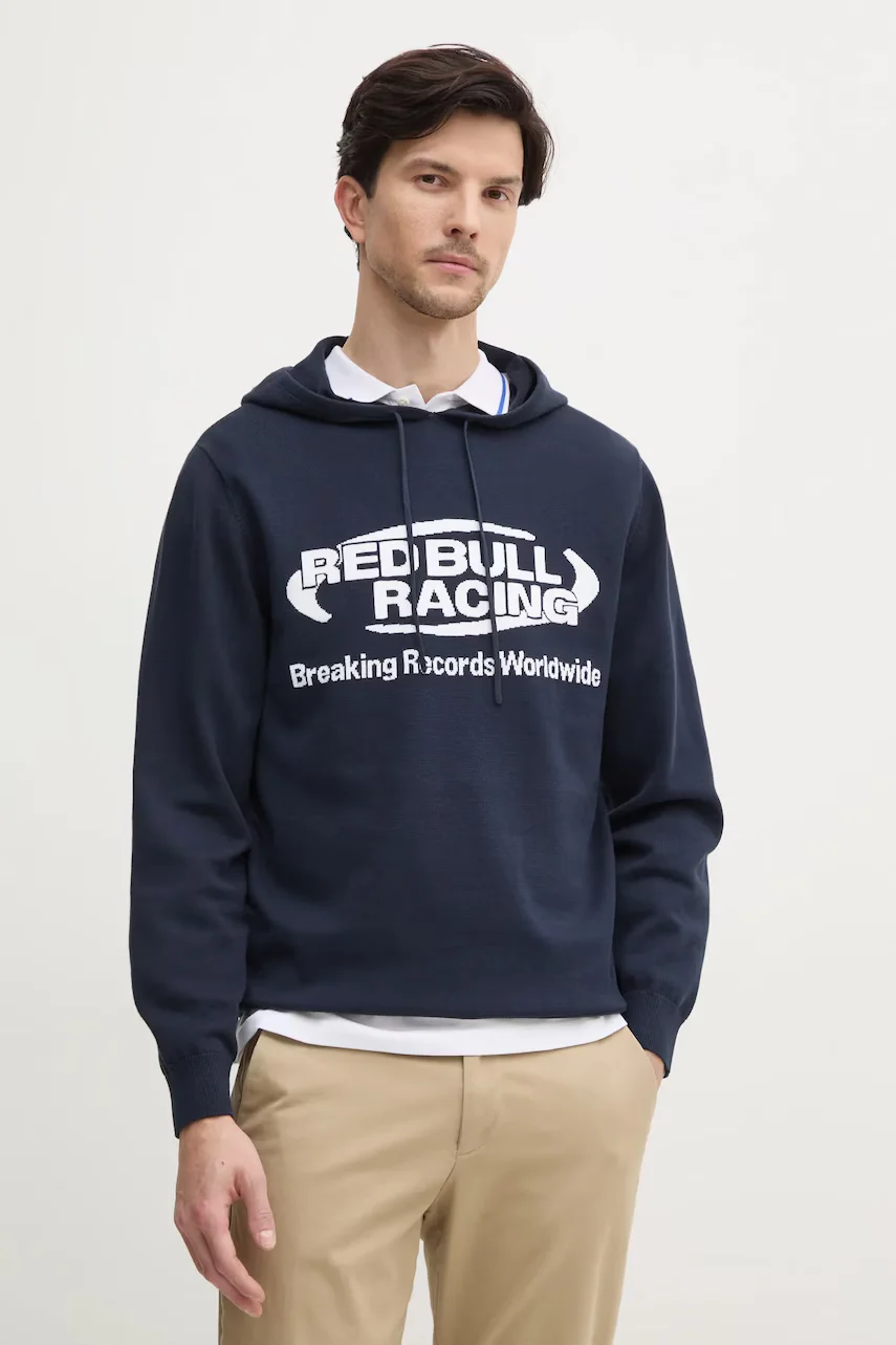 Red Bull Racing x Pepe Jeans Памучен пуловер INTARSIA HOODY