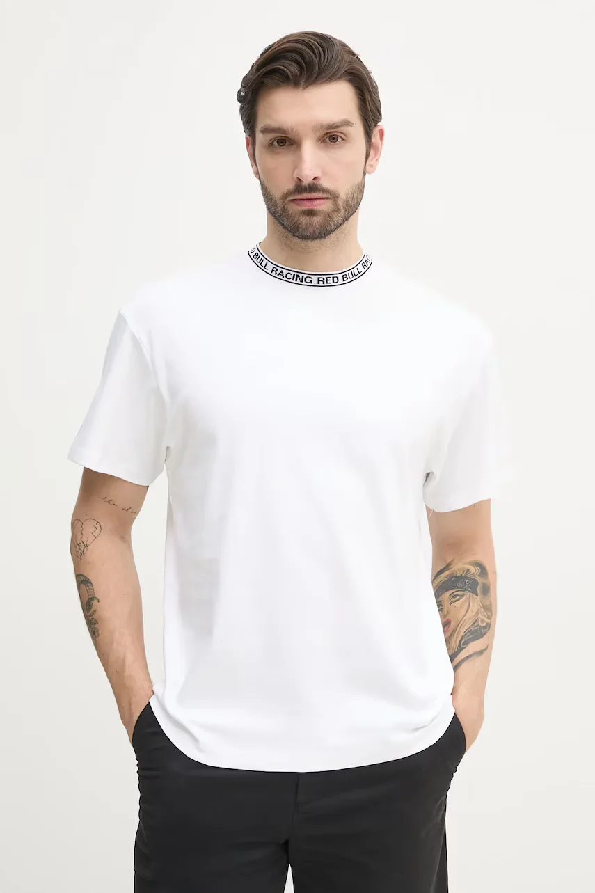 Red Bull Racing x Pepe Jeans Памучна тениска BRANDED COLLAR TEE