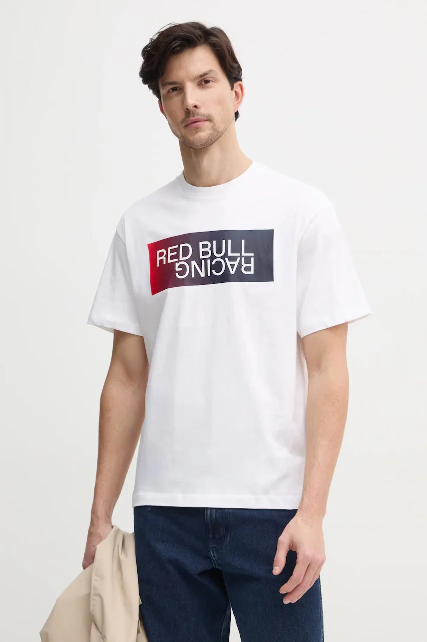 Red Bull Racing x Pepe Jeans Памучна тениска OMBRE LOGO TEE