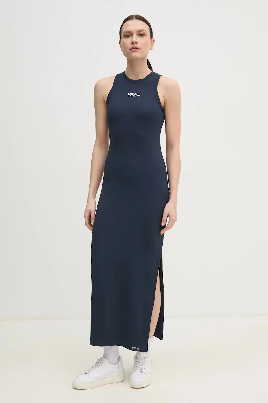 Red Bull Racing x Pepe Jeans Рокля LOGO RIB MAXI DRESS