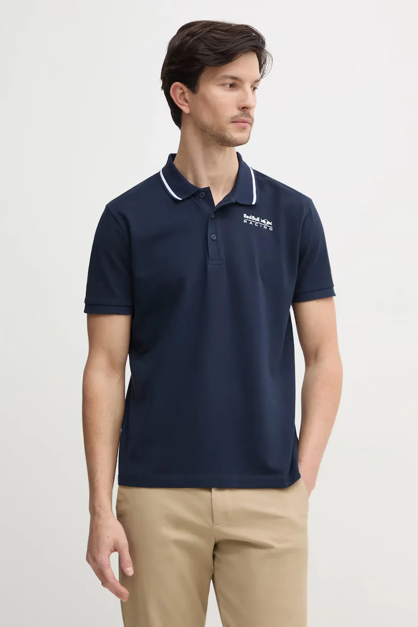 Red Bull Racing x Pepe Jeans Тениска с яка TIPPED LOGO POLO