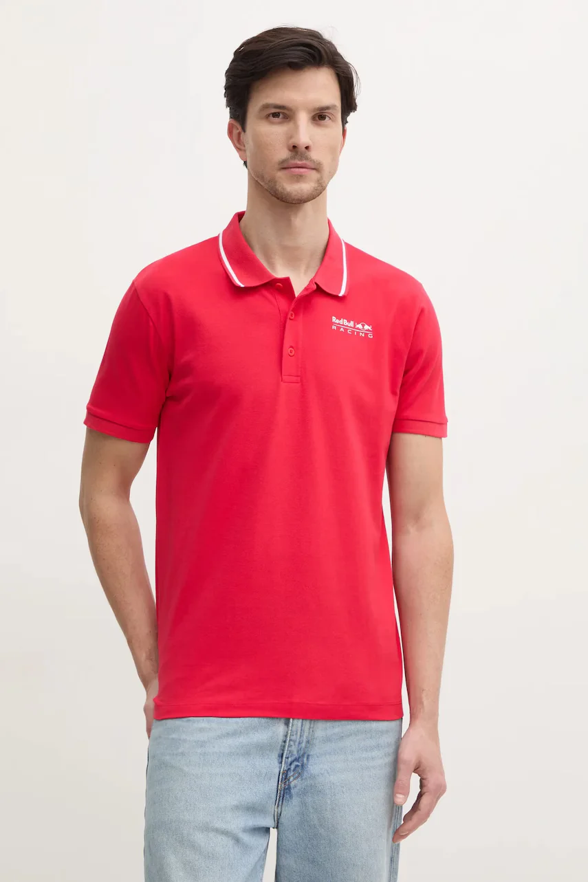 Red Bull Racing x Pepe Jeans Тениска с яка TIPPED LOGO POLO