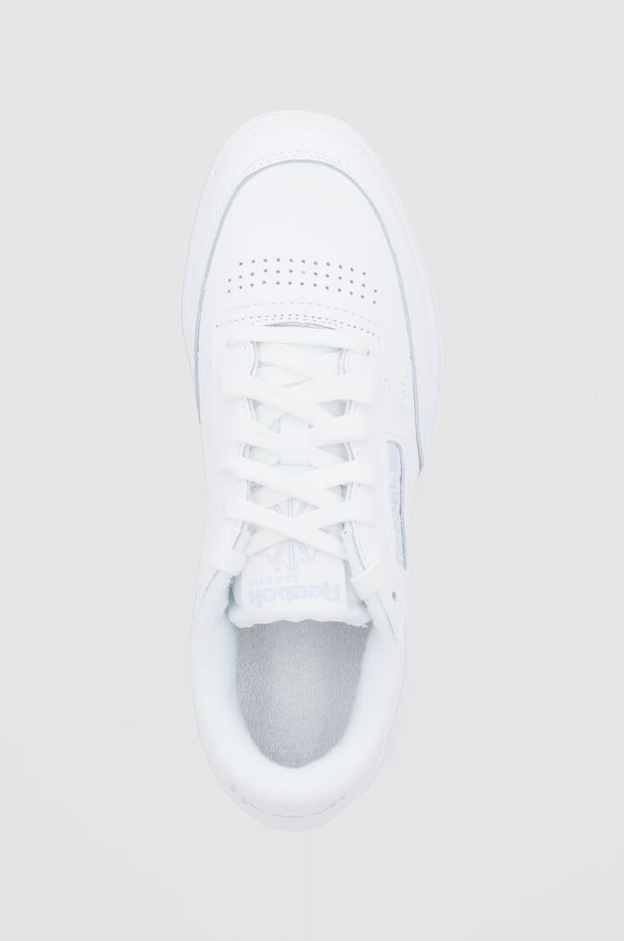 Reebok Classic Кожени обувки Club C Double GW0854 в бяло с равна подметка GW0854.100006321