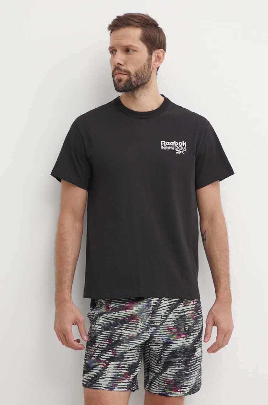 Reebok Памучна тениска Brand Proud