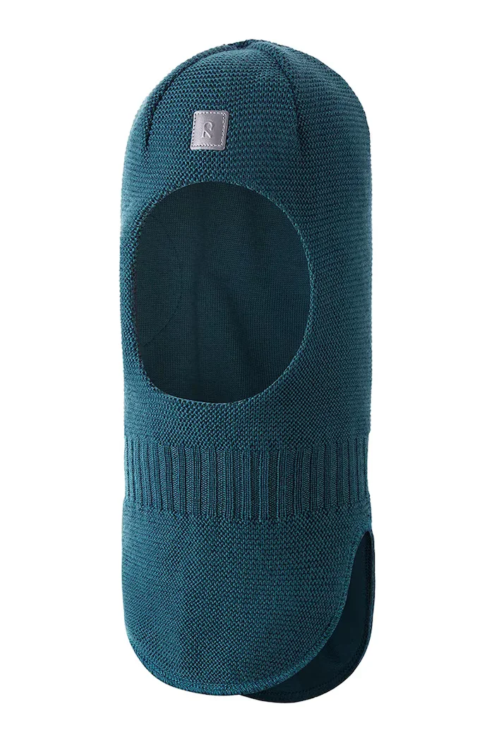 Reima балаклава за деца от мериносова вълна Starrie тюркоазена 5300044C