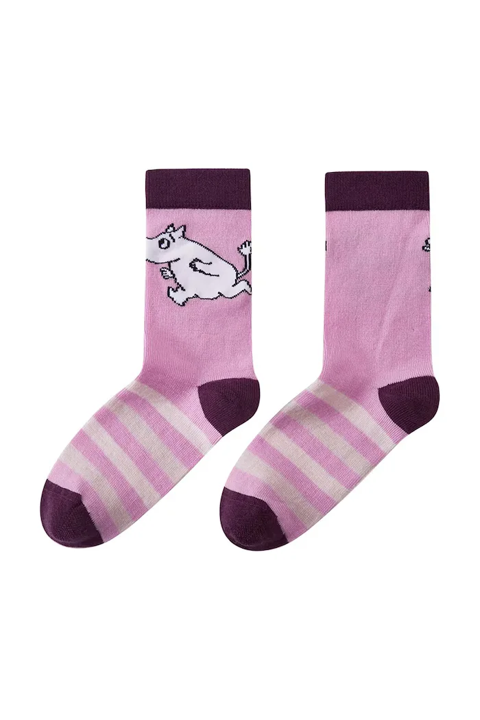Reima чорапи за деца Moomin Randig розови 5300335A