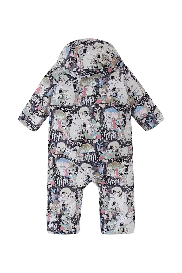 Reima гащеризон за деца Moomin Knytte бял 5100079C