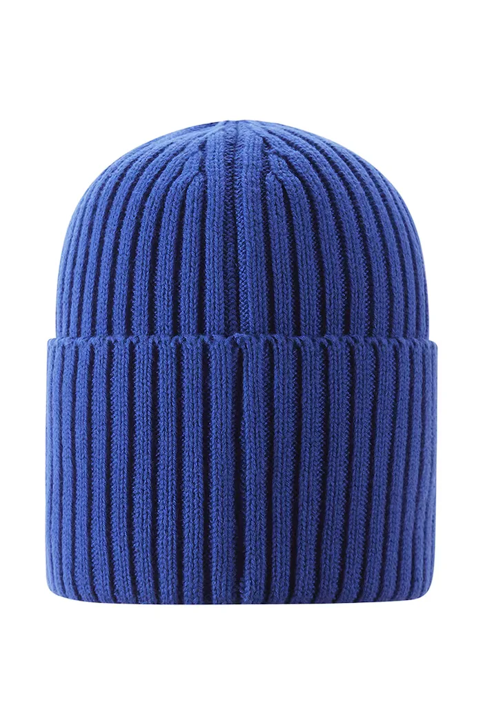 Reima шапка бийни детска памучна Hattara синя 5300057B