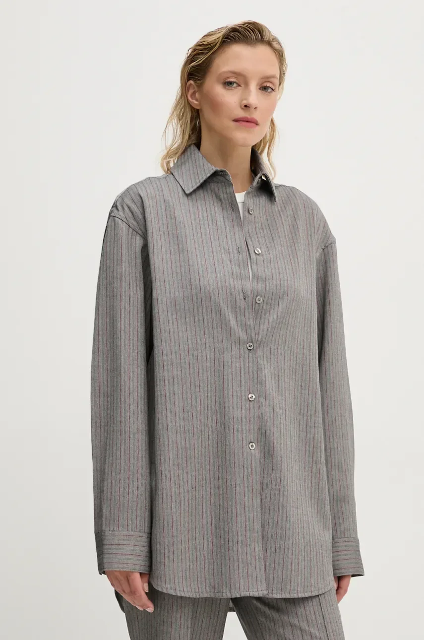 Remain Риза Herringbone Overshirt