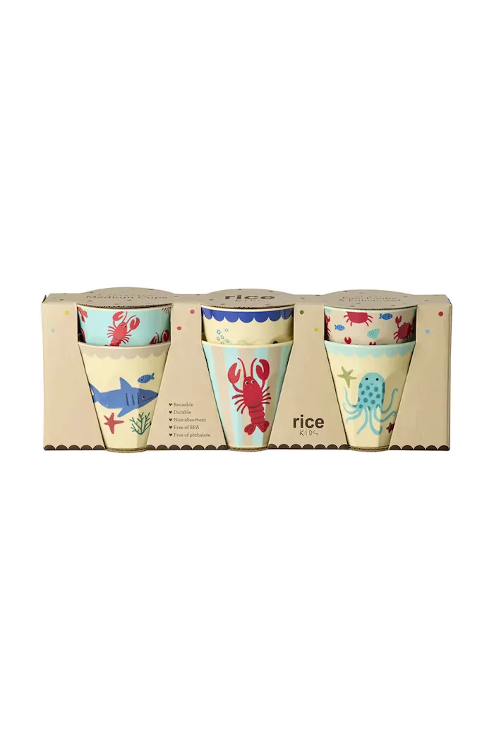 Rice комплект керамични чаши от меламин 250 ml MELCU-6ZOCEB