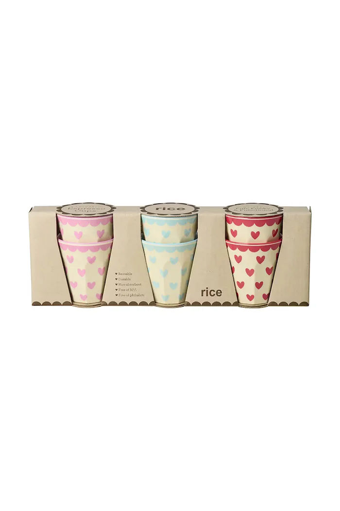 Rice комплект порцеланови чаши за еспресо от пластмаса 9 x 6 x 26 cm MELCU-6ZEFAVP