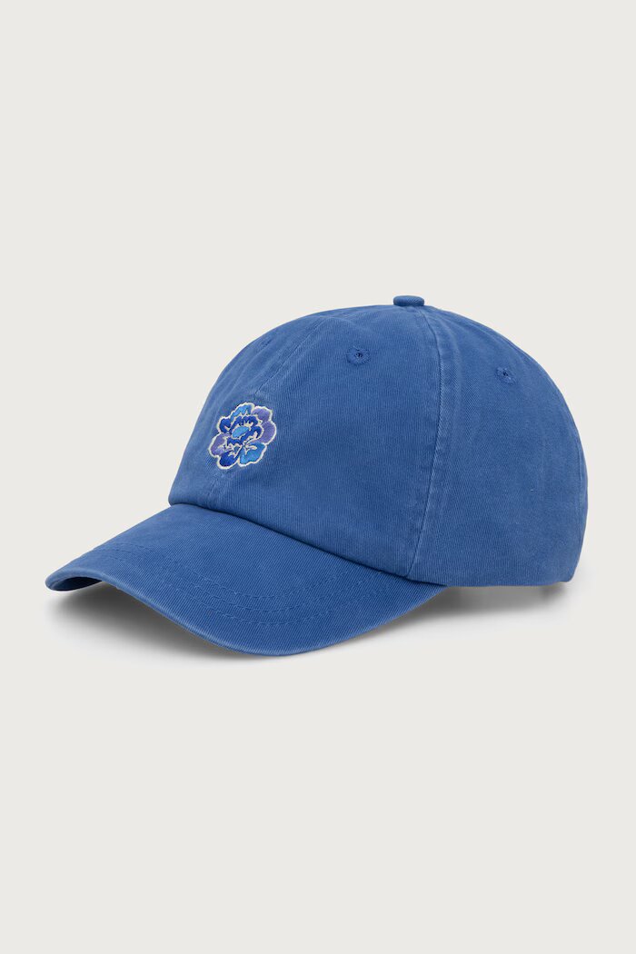 Rip Curl шапка с козирка дамска от памук FARM RIO синя 08CWHE