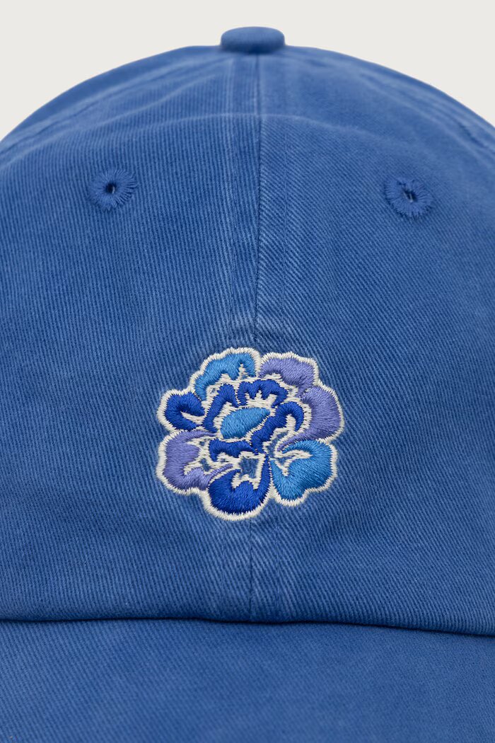 Rip Curl шапка с козирка дамска от памук FARM RIO синя 08CWHE