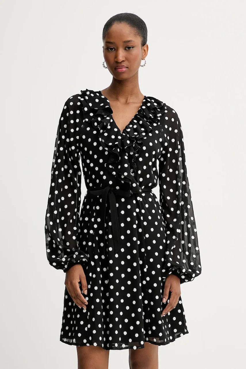 ROTATE Рокля Chiffon Ruffle Mini