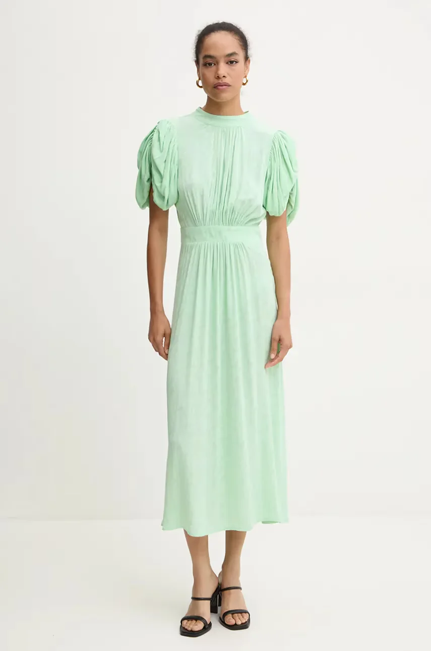 ROTATE Рокля Midi Puff Sleeve Dress