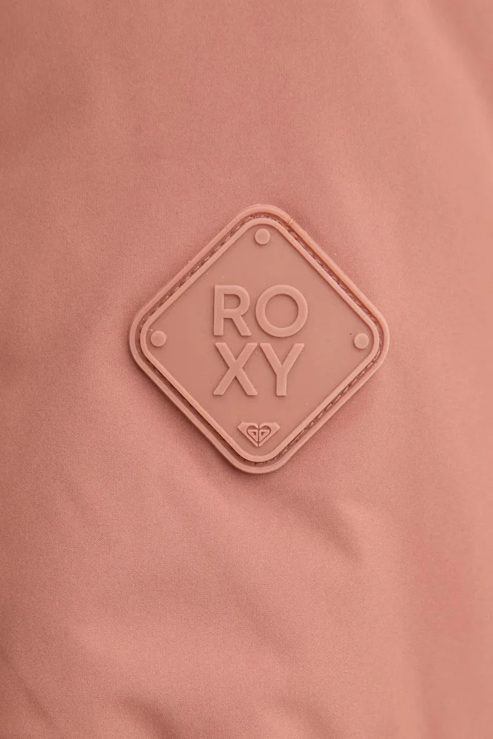 ROXY Яке Better Weather в кафяво зимен модел с уголемена кройка ERJJK03634
