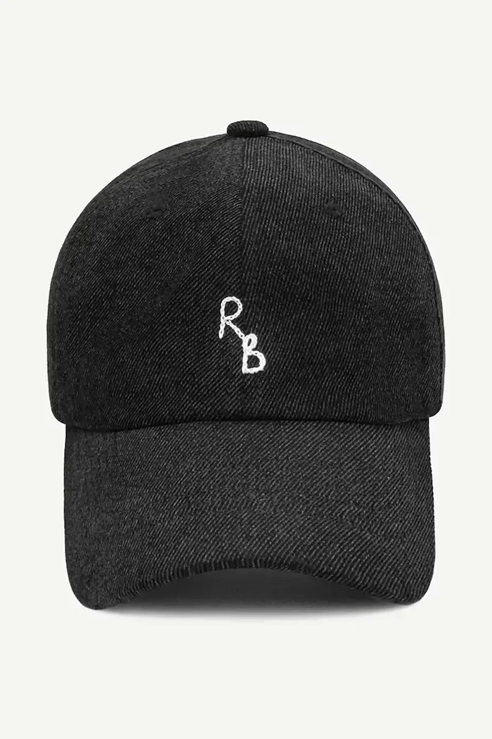 RUSLAN BAGINSKIY Капела Baseball Cap в черно BSB033/041-C-JNS
