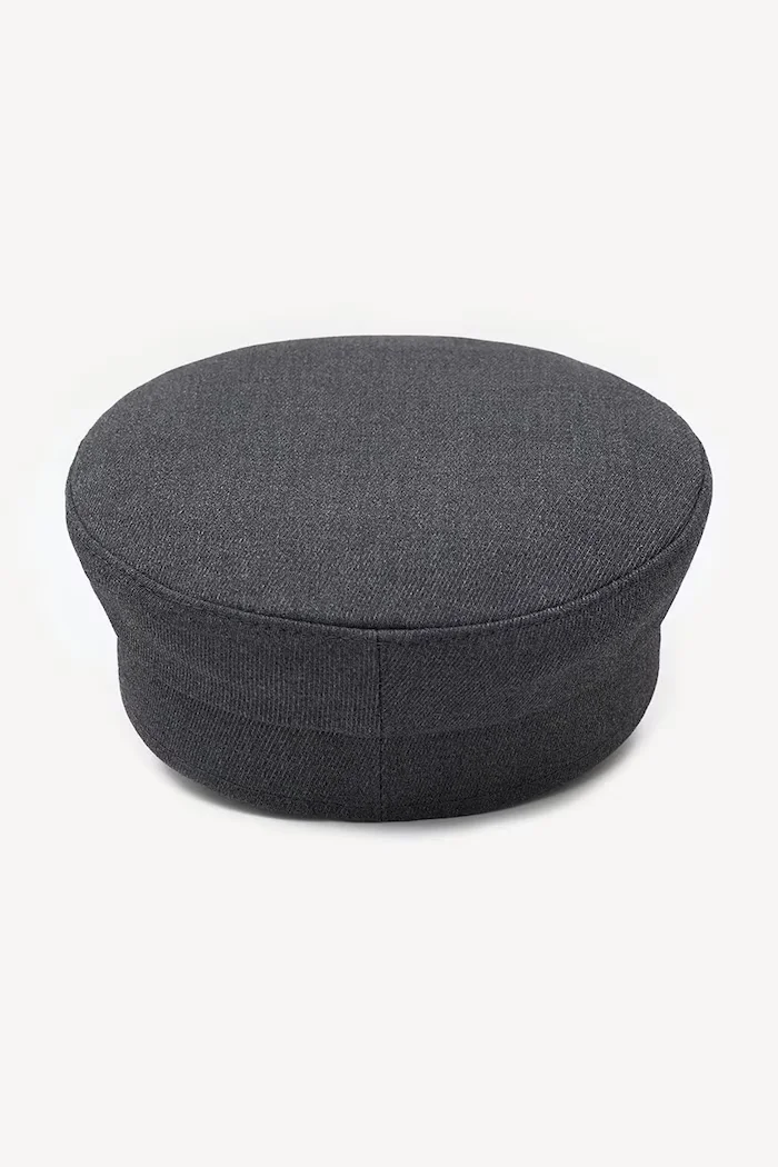 RUSLAN BAGINSKIY Каскет Baker Boy Cap в сиво KPC030-CA-MRB