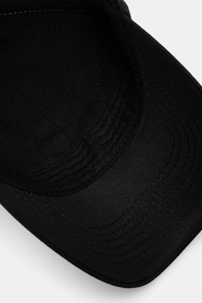 RUSLAN BAGINSKIY Шапка с козирка Monogram-embellished Baseball Cap в черно с изчистен дизайн BSB033-CP-PWRB