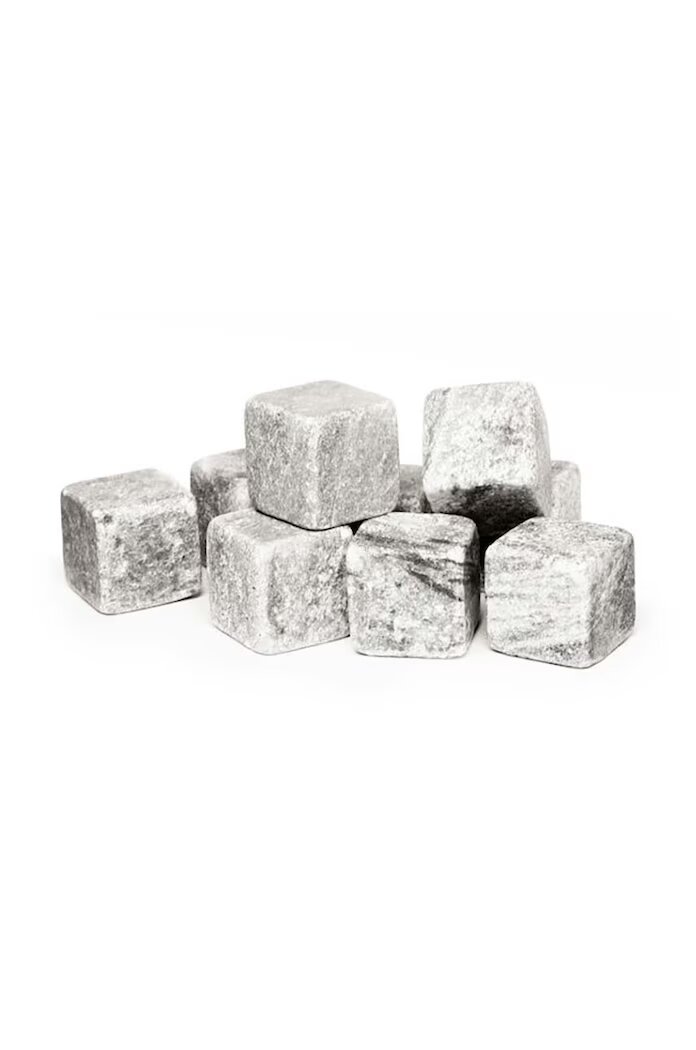 Sagaform Блокчета за уиски Whiskeystenar 2 x 2 cm (9 броя) в сиво