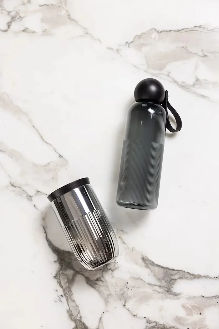 Sagaform Бутилка за вода Ture 600 ml в черно