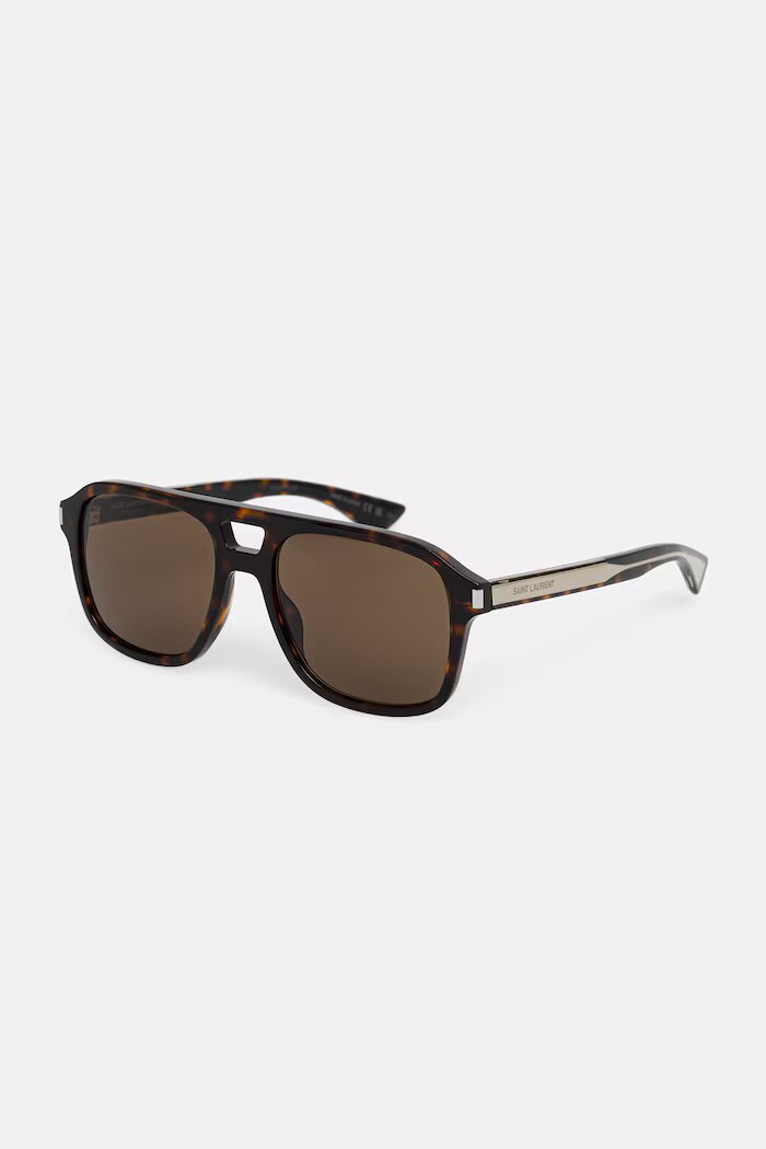 Saint Laurent Авиаторски слънчеви очила кафяви SL 881