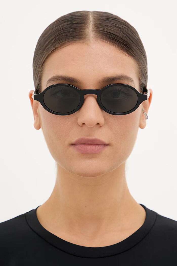 Saint Laurent слънчеви очила дамски черни SL M161