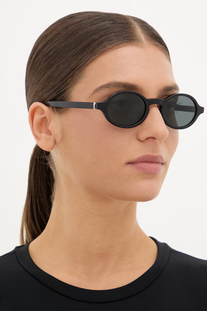 Saint Laurent слънчеви очила дамски черни SL M161