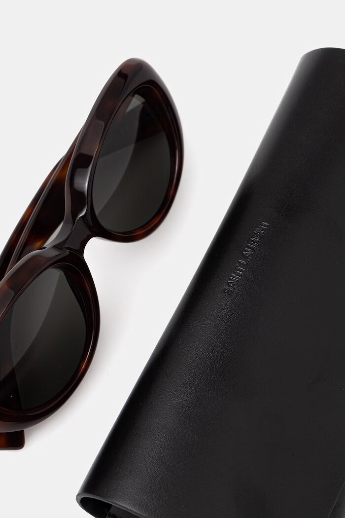 Saint Laurent слънчеви очила дамски кафяви SL 859